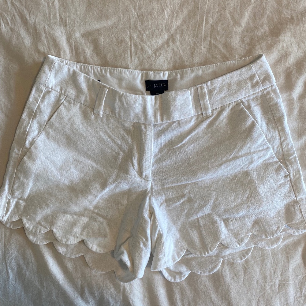 J. Crew Factory Cotton Linen Shorts